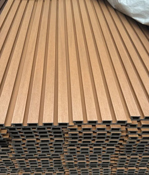 Lambrin de Exterior WPC Color Straw Teak