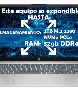 Notebook Hp 15-fd0557nr Fhd 512gb Ssd / 24gb I7-1255u W11 - Plateado