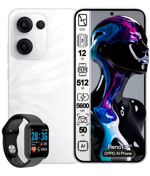 Celular Oppo Reno 13 5g 512gb 12gb Cámara 50mpx White + Kit Blanco