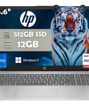 Laptop Hp 15 Intel Core I7-1255u 512gb Ssd 12gb Ram Full Hd 1920x1080px Gráficos Intel Iris Xe Windows 11 Home