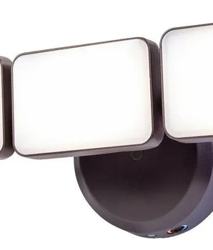 Lámpara De Pared Exterior Heath Zenith 3000 Lúmenes Blanca Marrón