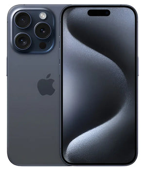 iPhone 15 Pro (sólo eSIM) 128 GB titanio azul - Excelente (Reacondicionado)