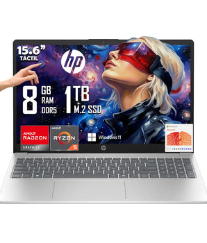 Laptop Hp 15-fc0025wm Amd Ryzen 5 7520u 1tb Ssd 8gb Ram Ddr5 Touch + Office