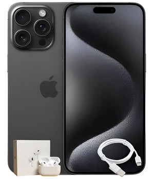 Apple Iphone 15 Pro Max 256 Gb Esim - Negro Titanio + Regalo Titanio Negro (Reacondicionado)
