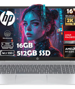 Notebook Laptop Hp Omnibook 5 16 2k Amd Ryzen Ai 7 350 16gb Ram 512gb Ssd Plateada