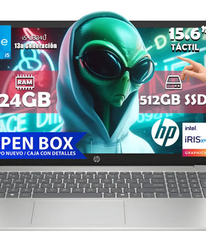 Laptop Hp 15-fd0150wm Core I5-1334u 512gb 24gb Ram Touch (Nuevo con caja abierta)