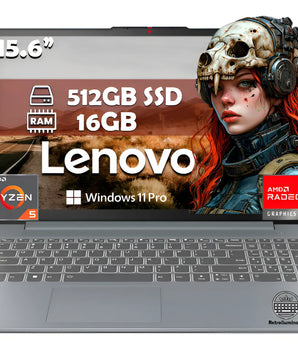 Laptop Lenovo Ideapad Amd Ryzen 5-5625u 512gb 16gb Ram Gris