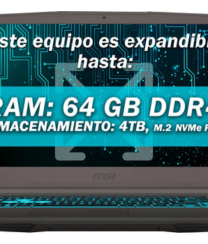 Laptop Msi Gamer 15 Intel Core I5-13420h Geforce Rtx 4050 512gb Ssd 24gb Ram Full Hd 1920x1080 144 Hz W11h