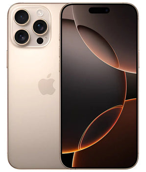 iPhone 16 Pro Max (sólo eSIM) 256 GB titanio del desierto - Excelente (Reacondicionado)
