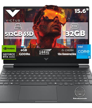 Laptop Gamer Hp Victus Core I5-13420h 512gb 32gb Rtx 4050