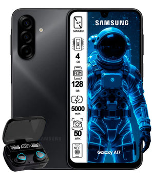 Samsung A17 4gb 128gb Full Hd 50mpx Amoled Negro + Kit