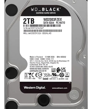 Western Digital 2tb Wd Black Performance Hdd Interno. Negro