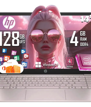 Laptop Hp 14-ep2011wm Intel N150 4gb Ram 128gb Ufs + Office