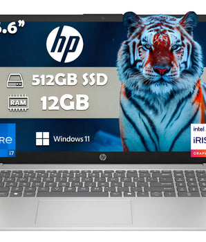 Laptop Hp 15-fd0557nr Intel Core I7-1255u 512gb Ssd 12gb Ram - Plateado