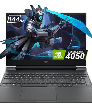 Laptop Gamer HP Victus 15 Intel Core i5-13420H RTX 4050 16GB RAM 512GB SSD Pantalla 15.6 FHD 144Hz Wi-Fi Bluetooth HDMI USB-C Windows 11 Home Computadora Portatil Gaming Negra