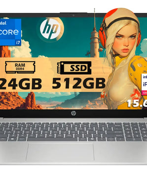 Notebook Hp 15-fd0557nr Fhd 512gb Ssd / 24gb I7-1255u W11 - Plateado