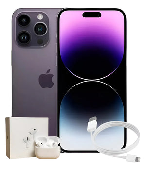 Apple Iphone 14 Pro Max 256 Gb - Esim - Morado Oscuro + Regalo - Morado Oscuro (Reacondicionado)