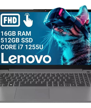 Laptop Lenovo Ideapad 3 15iau7 Intel Core i7 1255u 512gb Ssd 16gb Ram Windows 11 Home Pantalla Touch 1920 Px X 1080 Px - Excelente (Reacondicionado)