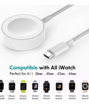 Cable Original de Carga Apple Watch USB-C Blanco (Nuevo Sin empaque)