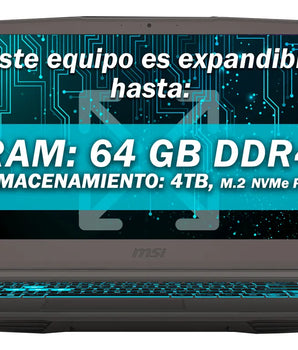 Laptop Msi Gamer 15 Core I5 13420h Rtx 4050 16gb 512gb Ssd - Gris