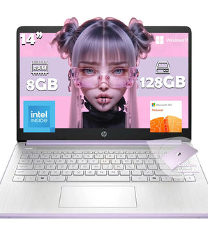 Laptop Hp 14-dq6014dx Intel N150 128gb 8gb Ram Windows 11 Home + Office