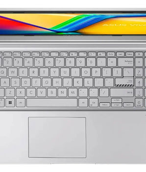 Notebook Asus Vivobook F1504va-ws51 Intel Core I5 1334u 8gb Ram 512gb Ssd M.2 15.6 Fhd 60hz W11 Iris Xe Teclado Ingles Color Silver Hf