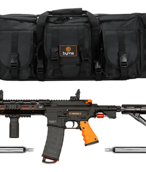 Rifle Byrna Mission 4 No Letal Co2 Aire Comprimido Cal .68 Negro 0.68 Mm