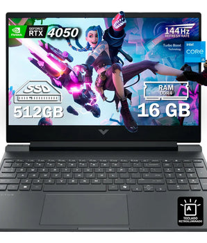 Laptop Gamer Hp Victus I5-13420h 16gb Ram 512gb Ssd Rtx 4050 - Mica Silver