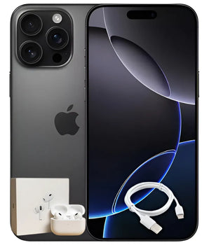 Apple Iphone 16 Pro Max De 256gb Esim Negro Titanio + Regalo - Titanio Negro (Reacondicionado)