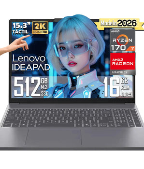 Laptop Lenovo Ideapad Slim 3 15arp10 Amd Ryzen 7 170 512gb Ssd 16gb Ram Ddr5 Touch