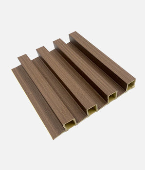 Caja WPC Lambrin Interior Color Nogal Chocolate