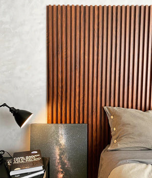 WPC Lambrín Interior WIDE color Nogal Claro