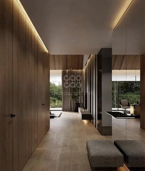 Panel Flat T - WPC Interior Nogal